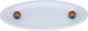 Al Saif Gallery Porcelain Serving Plate, 35.9 x 25.7 x 4.3 cm, Round - White product image 2