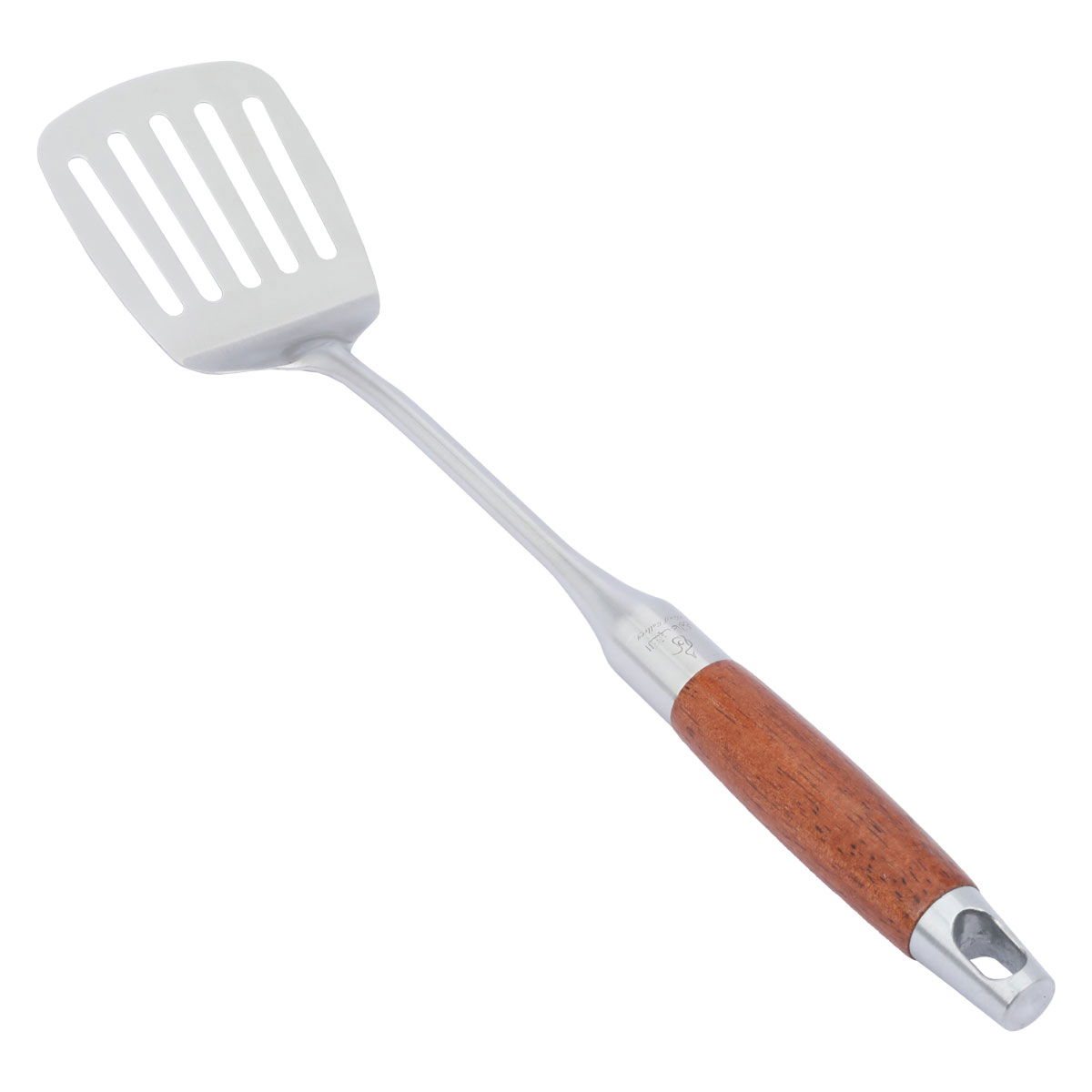 Saif Gallery stainless steel, openwork, wooden handle - silver product image