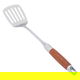 ملاس استيل السيف غاليري، مخرم، يد خشب - فضي product image 1