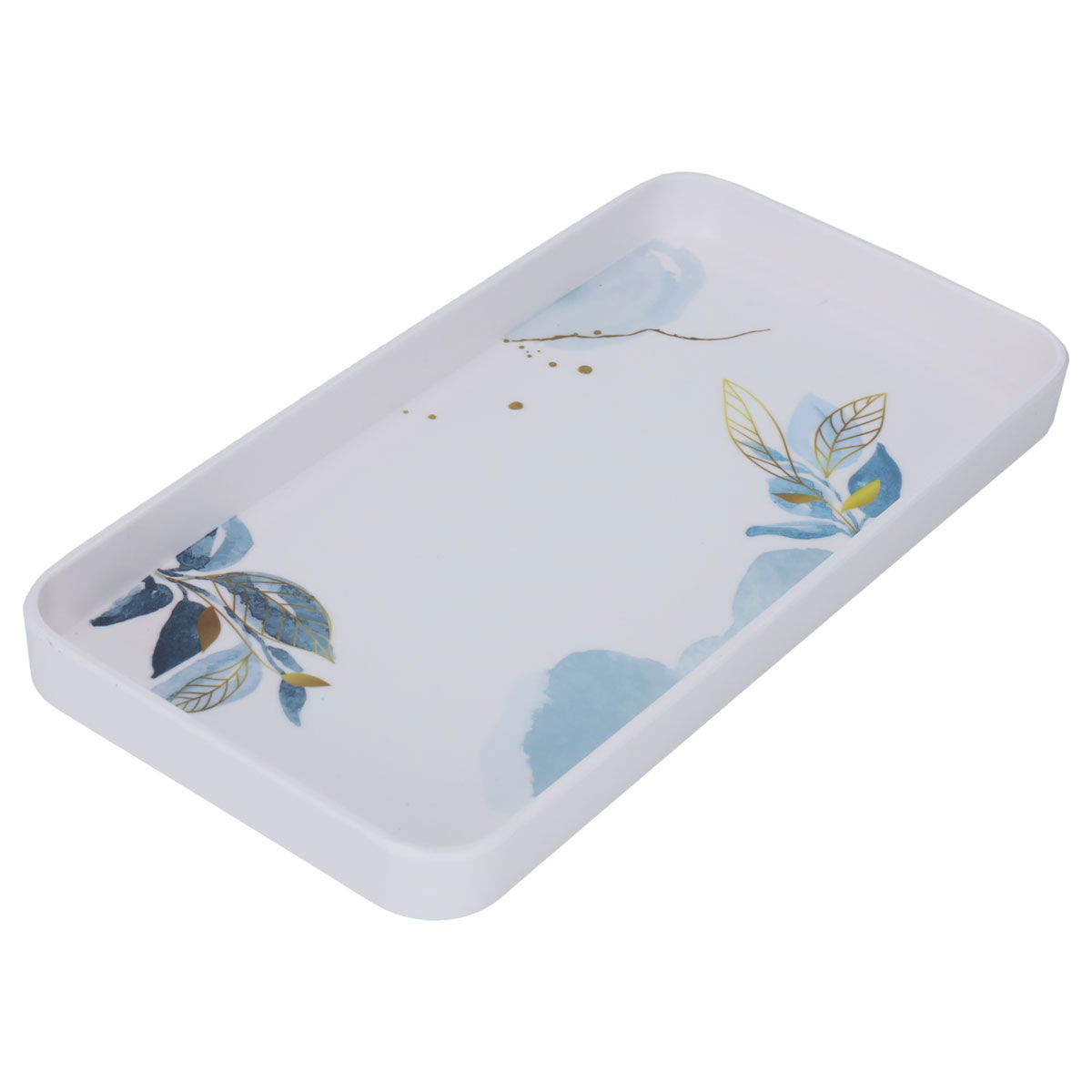 Al Saif Gallery plastic serving tray, 30 x 15 x 2.5 cm, rectangle - white product image 2