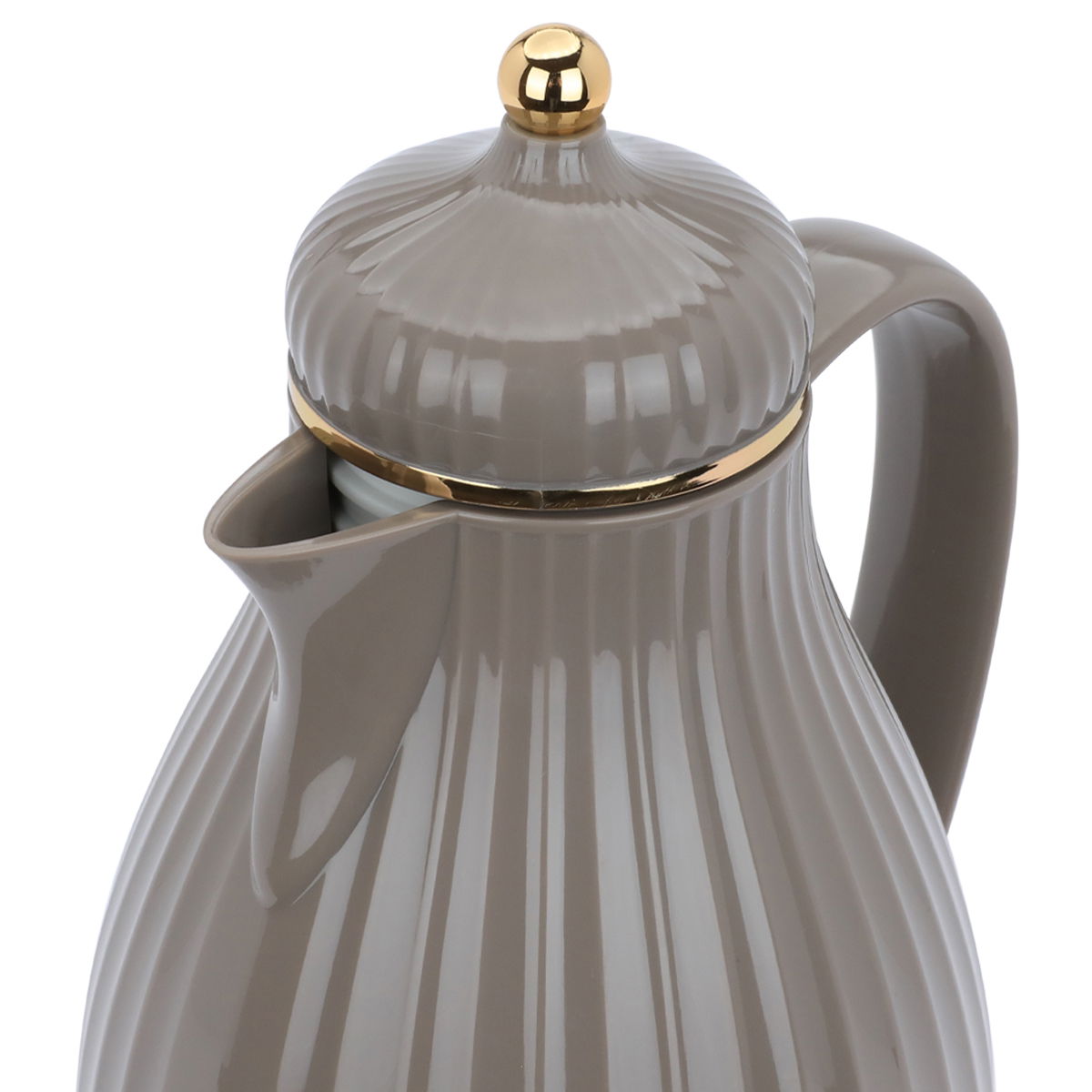 Elegance Savannah Thermos, 0.6 litres, glass inner container, plastic outer shell - light gray product image 4