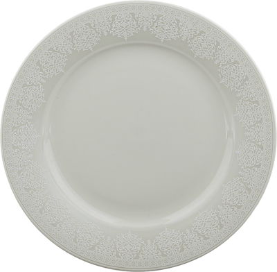 Al Saif Gallery Porcelain Dinnerware Set, 24 Pieces, Embossed, Round - White product image 6