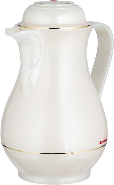 Rotpont 330 Thermos, 1 Liter, Glass Inner Container, Plastic Outer Body - Off White product image 4