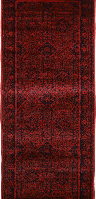 سجاده تيماء-350 شكل مستطيل، 1.50×2.30 سم، صنع آلياً - احمر product image 1