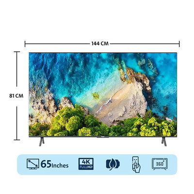 KMC Frameless Smart TV, 65 inches, 4K, Android system - black product image 4