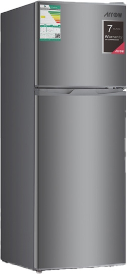 ثلاجة نوفروست ارو، 132 لتر، 4.7 قدم، فريزر علوي، RO-220RDH-S - فضي product image 1