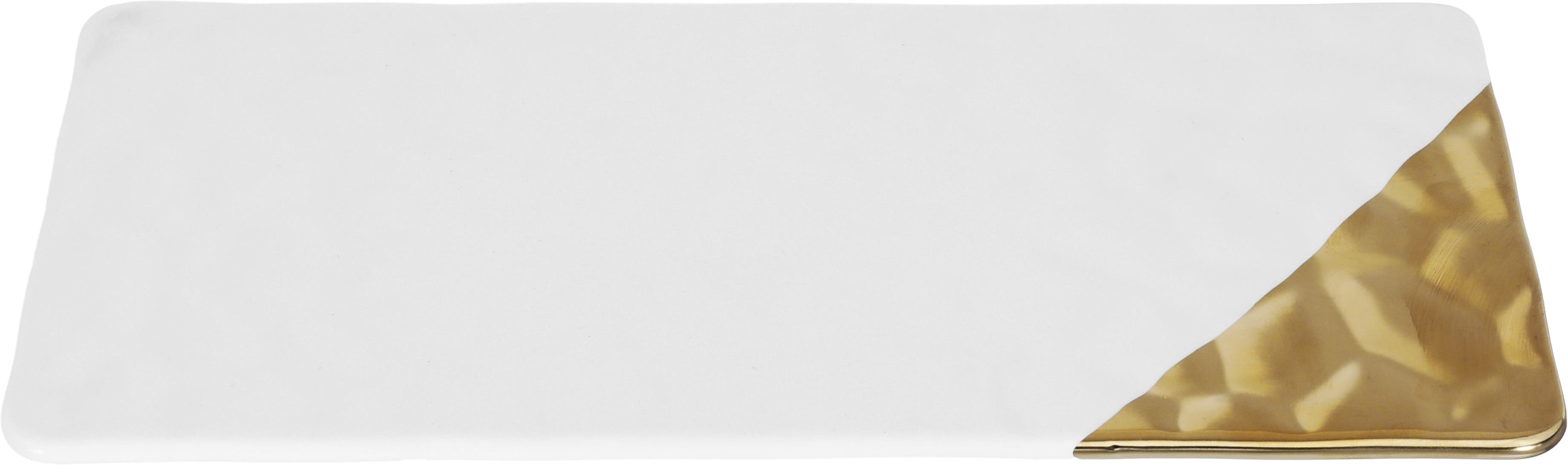 Al Saif Gallery porcelain dessert serving dish, 31x14x1 cm, rectangle, small - white product image
