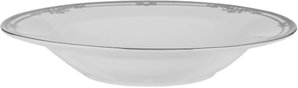 Ridge Porcelain Dinnerware Set, 122 Pieces - White Silver product image 2