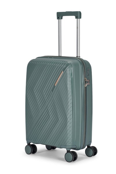 طقم شنط سفر بولي بروبيلين ليمرا، 3 مقاسات، 4 عجلات، بزاوية 360 درجة، LMA-PP523 - تركواز product image 4