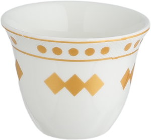 طقم فناجين قهوة سعودي بورسلان السيف غاليري، 12 قطعة، منقوش - متعدد الألوان product image 2