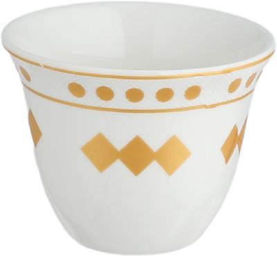 طقم فناجين قهوة سعودي بورسلان السيف غاليري، 12 قطعة، منقوش - متعدد الألوان product image 2