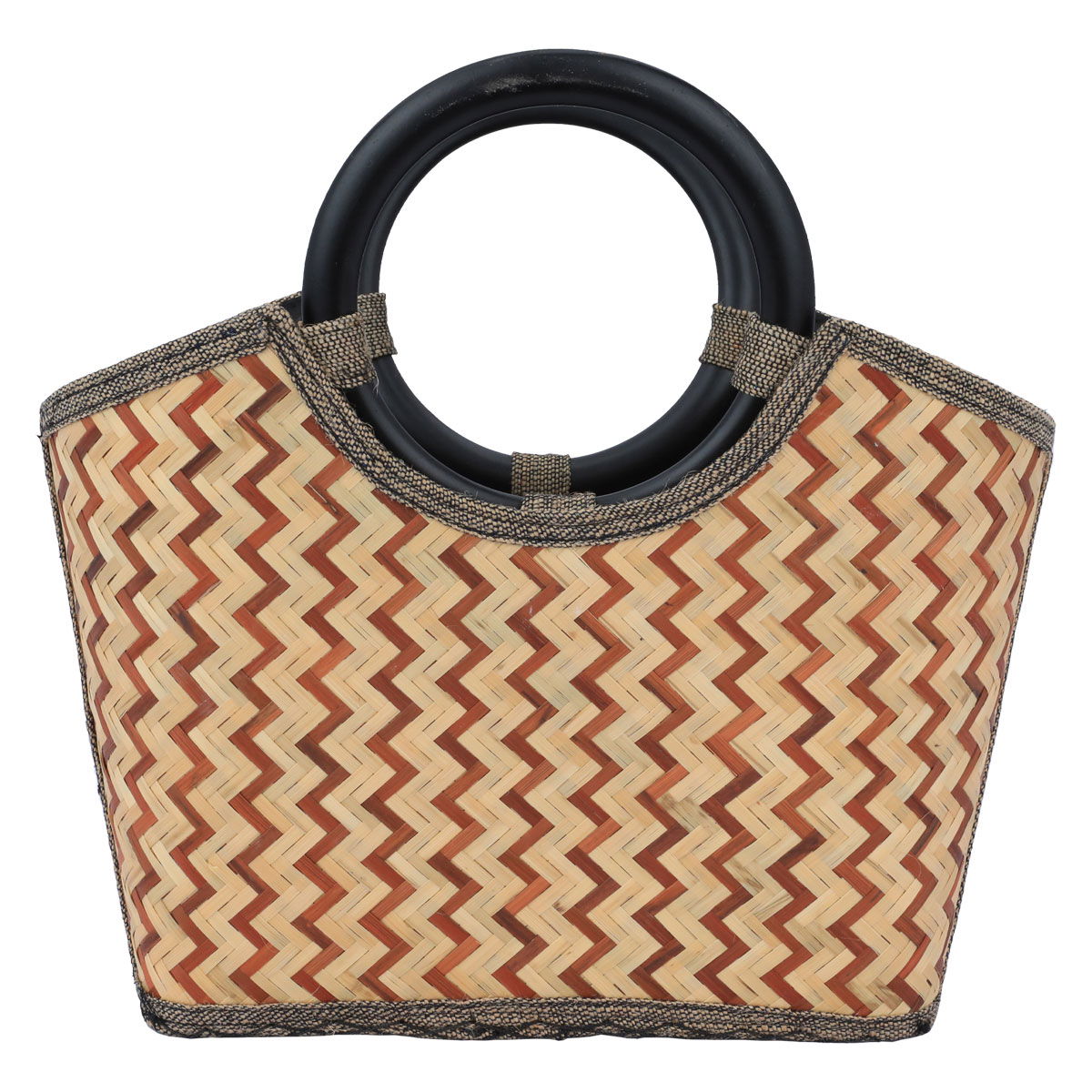 Al Saif Gallery wicker thermos bag, 37 x 23 cm - multi-colored product image