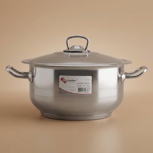 قدر استيل السيف غاليري، 22×12 سم - فضي product image