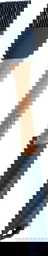 فرشاة سيليكون سيليكون السيف غاليري، 30×4.5 سم، يد خشب - ازرق غامق خشبي product image 2