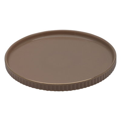 طقم سفرة بورسلان السيف غاليري، 24 قطعة، دائري، مضلع - بني product image 3