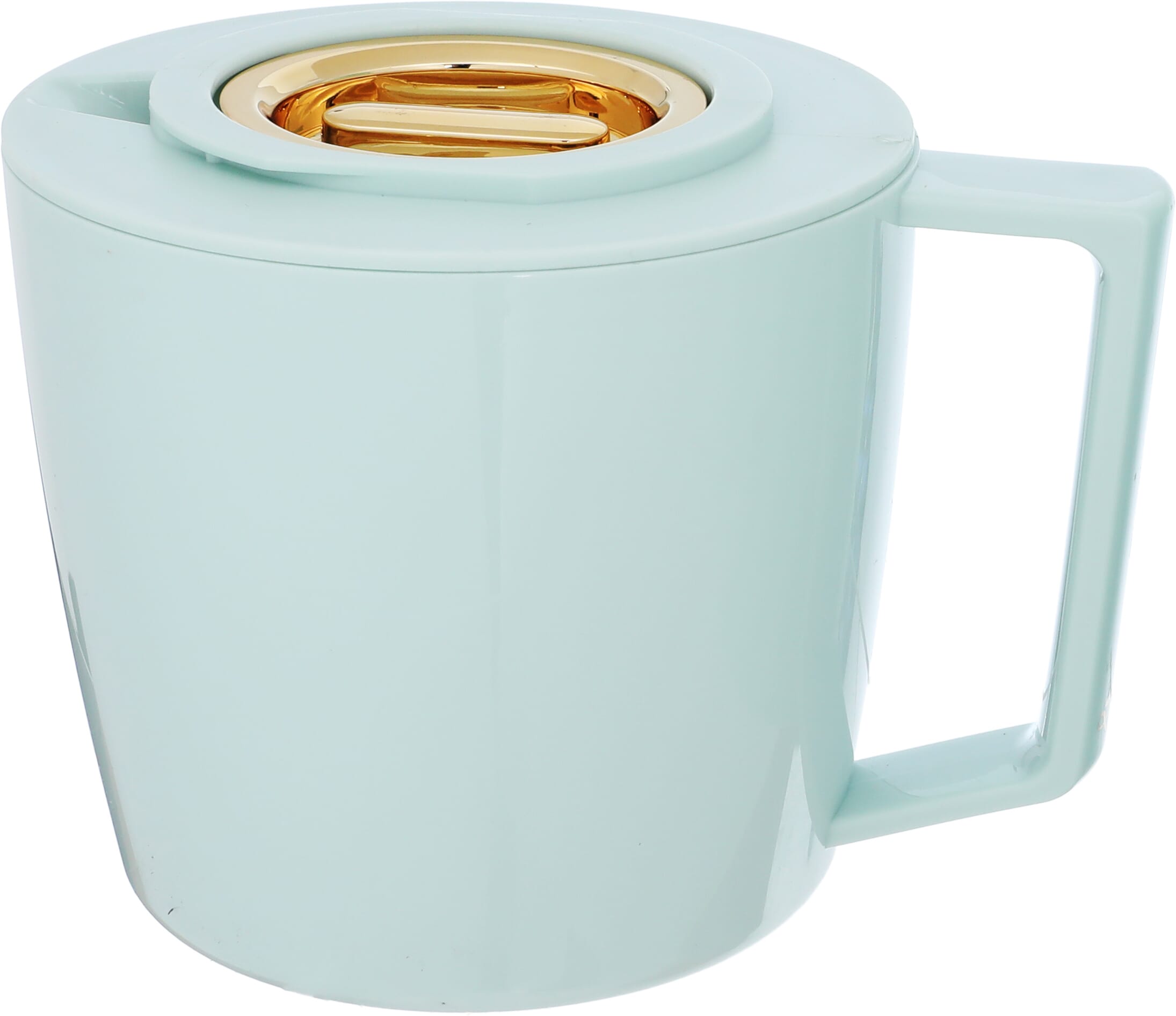 Al Saif Gallery thermos, 0.5/0.5 litre, thermal glass inner container, plastic outer shell - light blue product image 5