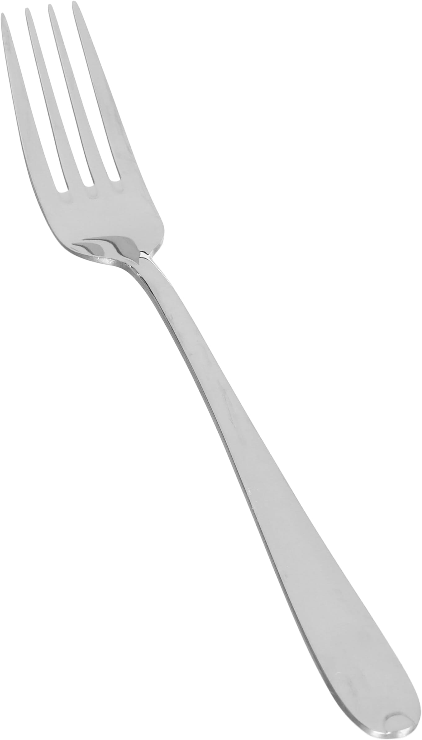 Al Saif Gallery steel eating forks set, plain, 6 pieces - silver product image 2