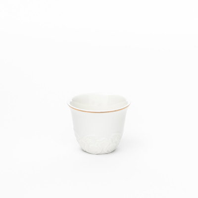 طقم فناجين قهوة عربي بورسلان السيف غاليري، 12 قطعة - ابيض product image 2