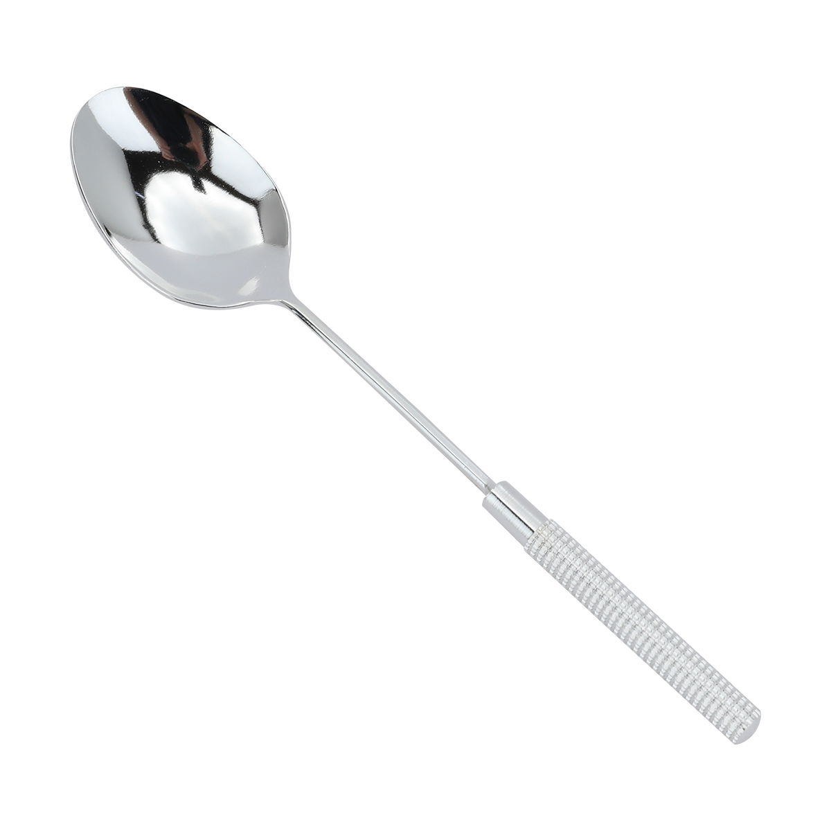 طقم ملاعق شاي استيل السيف غاليري، 6 قطع - فضي بيد سنبلة product image 3