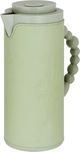 Royal 7 Saif Gallery Thermos, 1 liter, thermal glass inner case, with leather cover - green product image 2