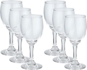 طقم كاسات زجاج السيف غاليري، 6.5 أونصة، 6 حبات - شفاف product image