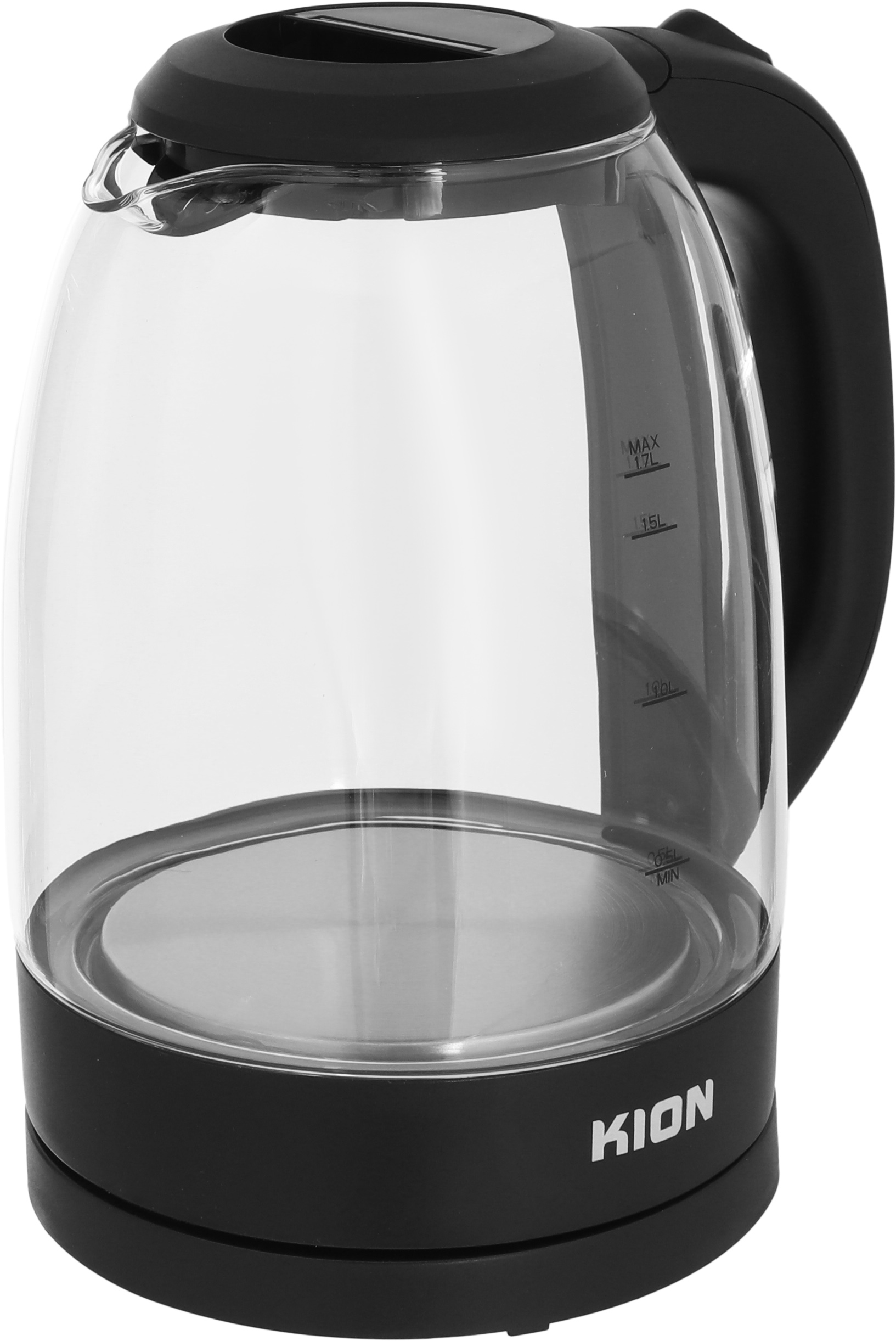 Keon Glass Water Kettle, 2200 Watt, 1.7 Liter, BWK170GG22BO - Black product image 2