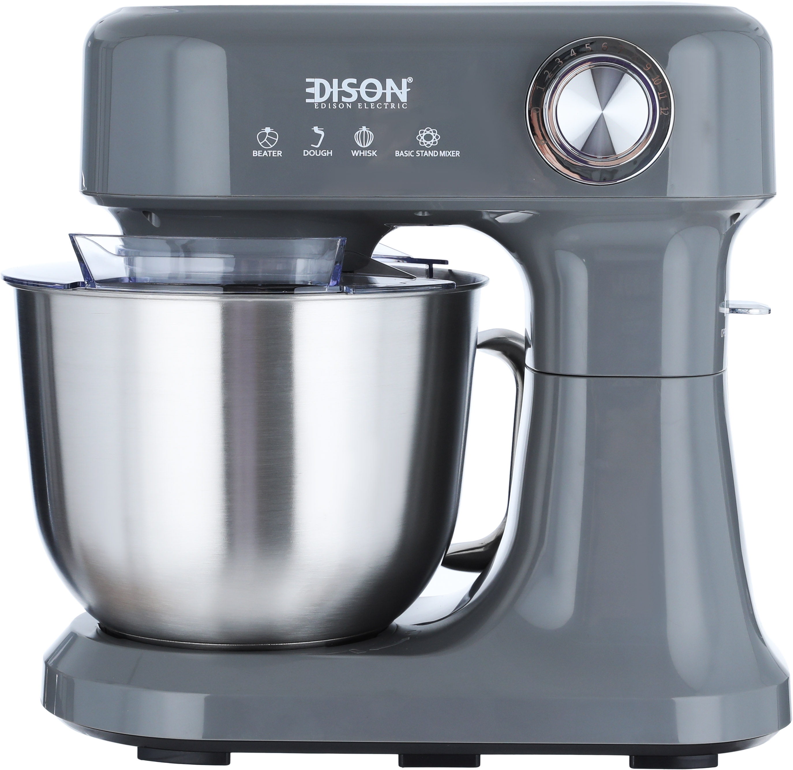 عجان 3×1 إديسون بيسك، 5 لتر، 600 واط، 12 سرعة، SM-B0313 - رمادي غامق product image