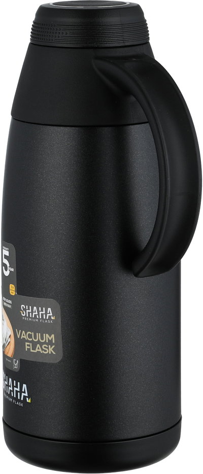 ترمس شاها، حافظة داخلية ستانلس ستيل، 1.1 لتر، ضغاط - أسود product image 3
