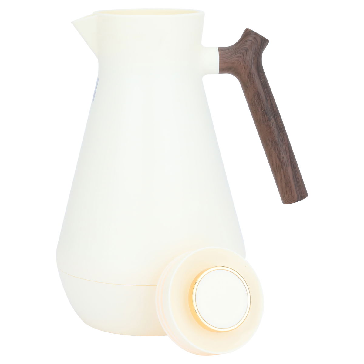 ترمس أمادا إفرست، 1.5 لتر، حافظة داخلية زجاج حراري، هيكل خارجي بلاستيك - أبيض product image 3
