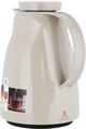 Rhinestone thermos, 1 liter, thermal glass inner container, plastic outer shell - beige product image 2