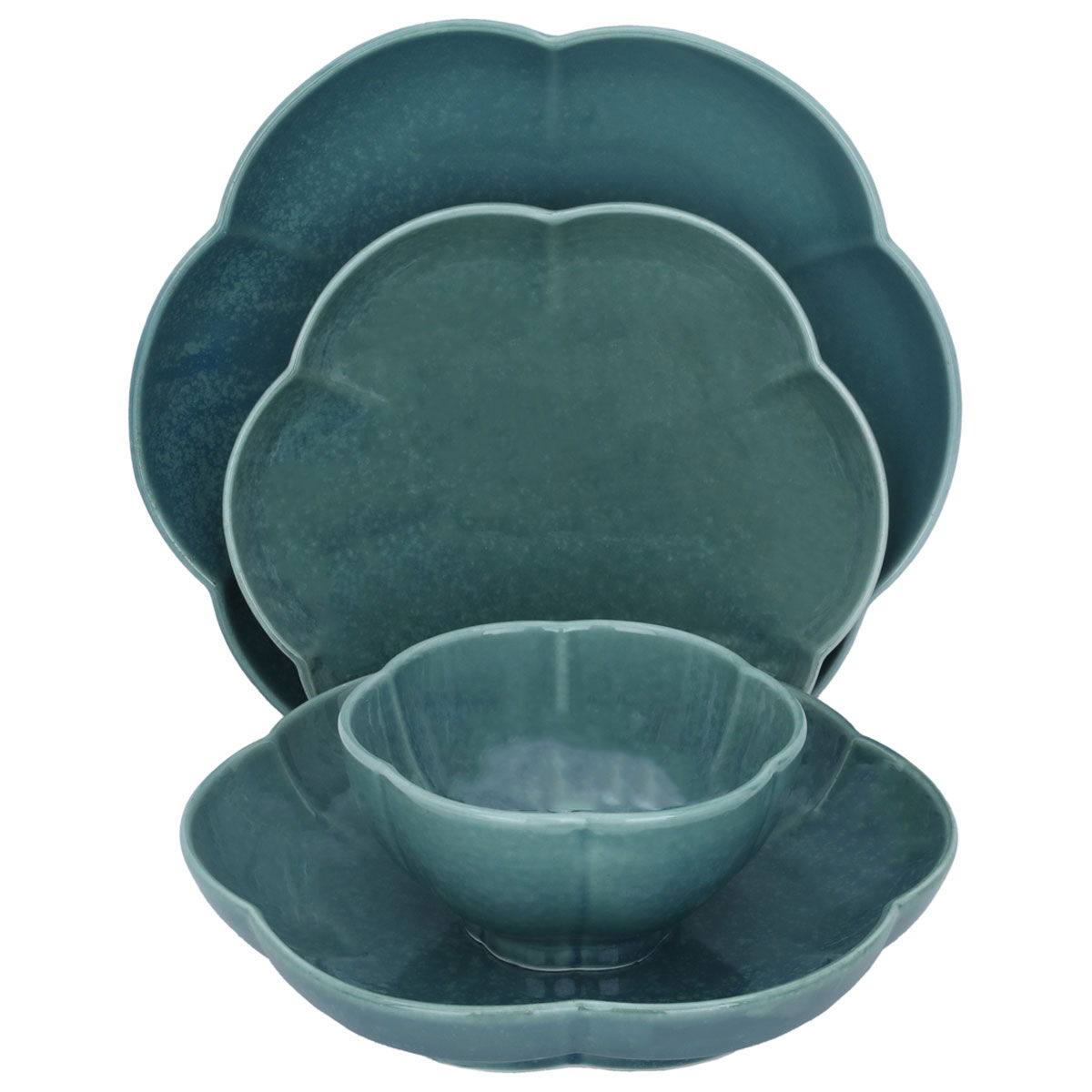 طقم عشاء بورسلان السيف غليري، 24 قطعة - أبيض product image 1