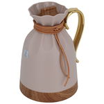 Everest Balqis Thermos, 1 liter, glass inner container, plastic outer shell - light brown product image 2