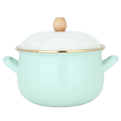 Al Saif Gallery Steel Pot, 20 cm - Light Green product image 2