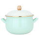 Al Saif Gallery Steel Pot, 20 cm - Light Green product image 2