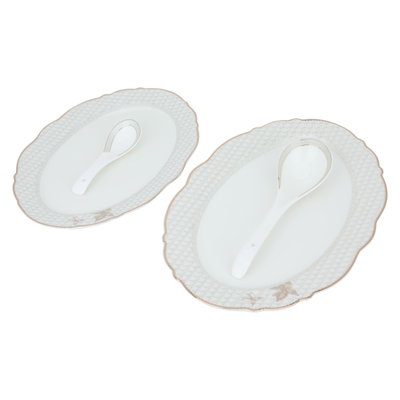 طقم سفرة بورسلان السيف غاليري، 166 - قطع أبيض product image 3