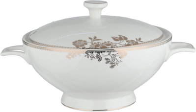 Al Saif Gallery Porcelain Dinnerware Set, 86 Pieces, Artistic Decorations - White and Gold product image 19