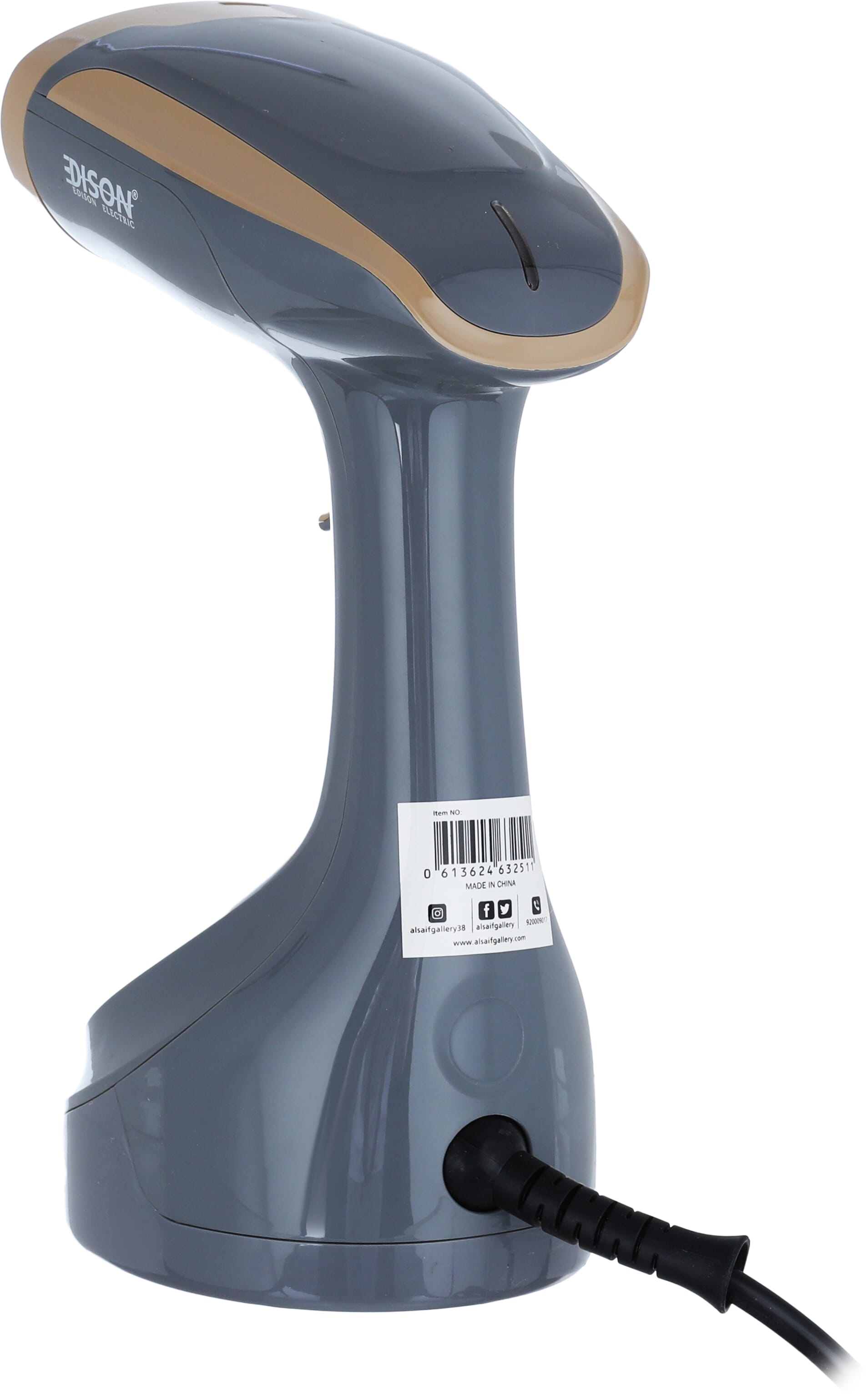 مكواة بخار محمولة إديسون، 1700 واط - رمادي ذهبي product image 2