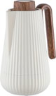Glory Sumo Thermos, 1 liter, wooden handle, glass interior, pusher - wooden beige product image 4