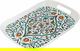 Al Saif Gallery Melamine Serving Tray, 34 X 23 X 2.5 Cm - White product image 2