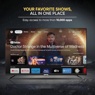 تلفزيون سمارت بدون اطار نيكاي، 55 بوصة، 4K، QLED، UHD، نظام ويب او اس، NIK55MEU4QLED - اسود product image 3