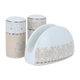 طقم سفرة بورسلان منقوش ذهبي السيف غاليري، 81 قطعة - أبيض product image 7
