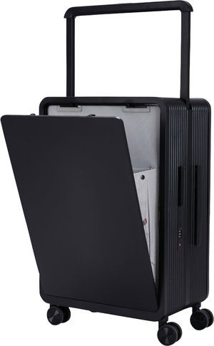 شنط كابينة طائرة بولي كربون ليمرا، 20 بوصة، 4 عجلات، زاويه 360 درجة، LV-2306-BLACK-20 - أسود product image