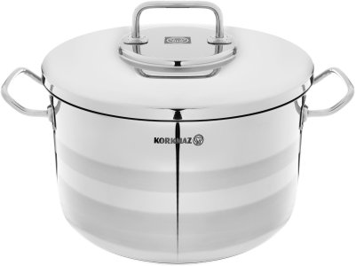 Korkmaz Astra2 Steel Cookware Set, 9 Pieces - Silver product image 3
