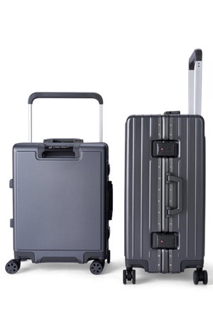 طقم شنط سفر بولي كربون ليمرا، 21/25 بوصة، 4 عجلات، زاويه 360 درجة، LMA-1693 - رمادي product image 2