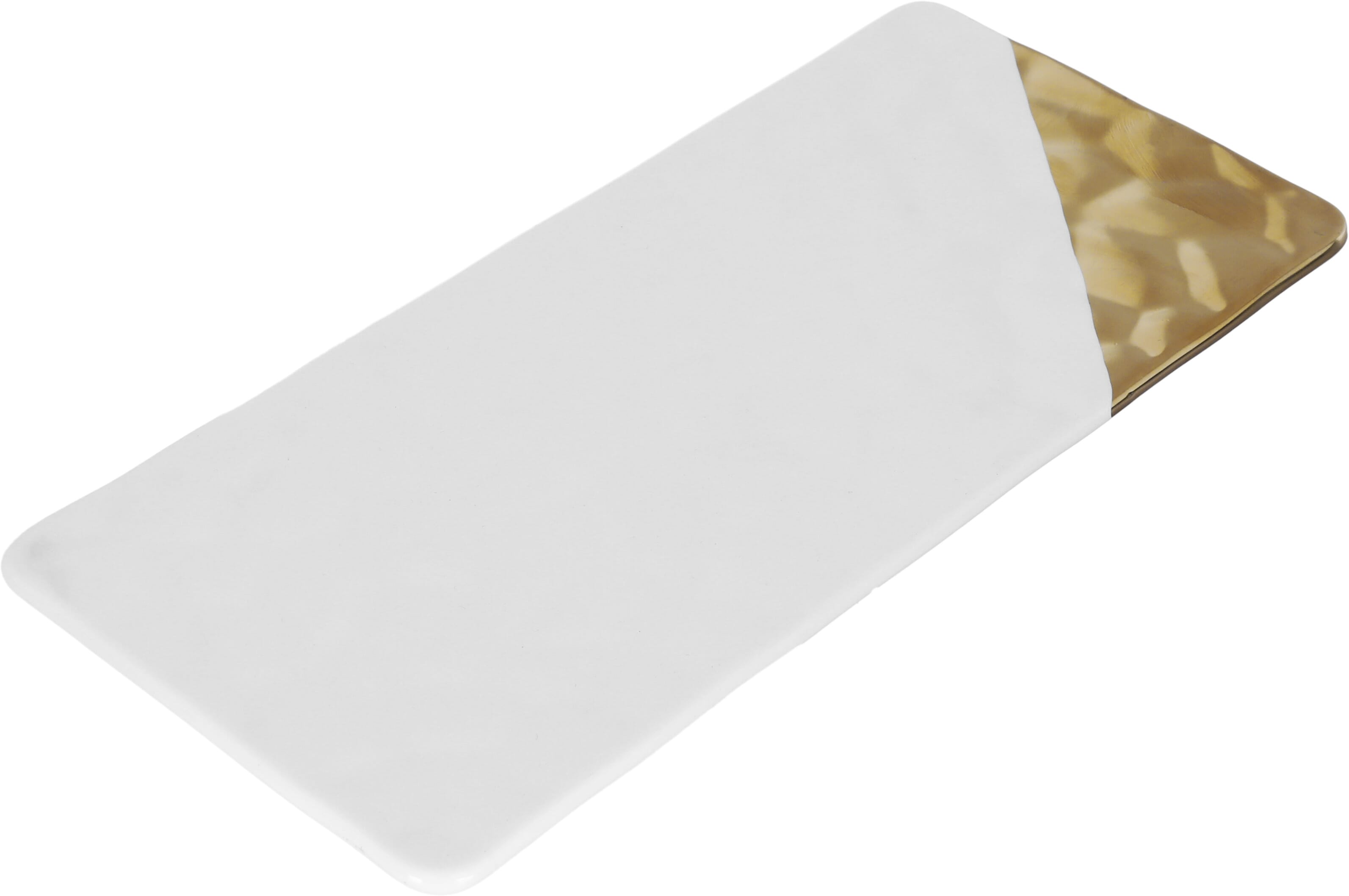 Al Saif Gallery porcelain dessert serving dish, 31x14x1 cm, rectangle, small - white product image 2