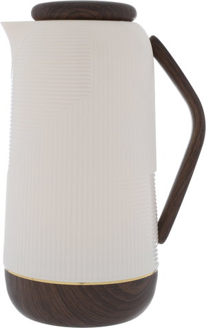 Glory Rawaa thermos, 1 liter, thermal glass inner container, plastic outer shell - beige product image 2