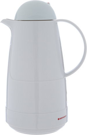 Rotpont thermos, 1 liter, thermal glass inner container, plastic outer shell - white product image 2