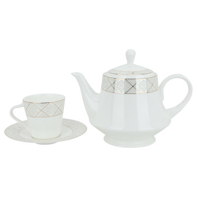 طقم سفرة بورسلان السيف غاليري، 89 قطعة - ابيض product image 4