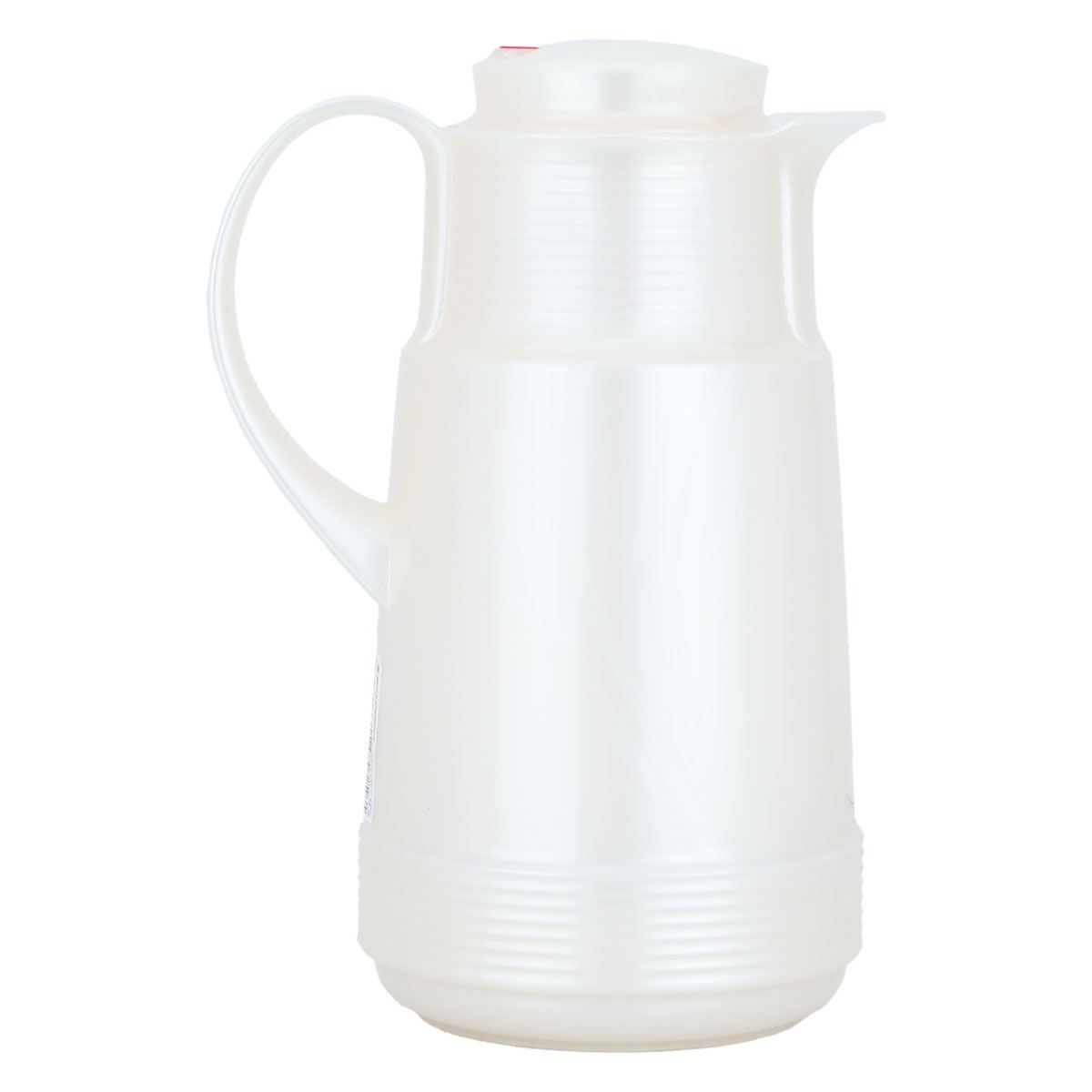 Rotpont thermos, 1 liter, glass inner container, plastic outer shell - white product image