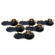 طقم فناجين قهوة تركي السيف غاليري، 12 قطعة - أسود product image 2